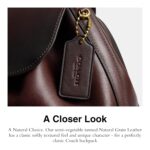 Mochila COACH Crosby 28 Cuero Merlot Mujer Tamaño Único
