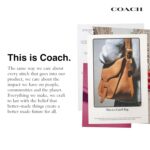Mochila COACH Crosby 28 Cuero Merlot Mujer Tamaño Único