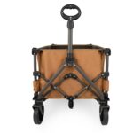 PICNIC TIME Wilderness Wagon - Carro plegable plegable, carrito para exteriores, carro utilitario deportivo, marrón y gr