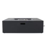 Mesa para Fogata de Gas Christopher Knight Home 299409 Cuadrada Gris Oscuro Hormigón 50000 BTU con Soporte para Tanque 4