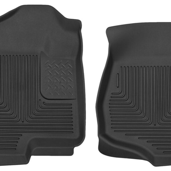 Tapetes Husky Liners X-act Contour Ford F-150 SuperCrew 2009-2014 Delantero y Trasero Jarra Central 4 Piezas Negro