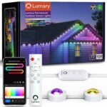 Luces permanentes para exteriores Lumary L-PO72E1 100 pies 72 luces LED RGB IP65 WiFi