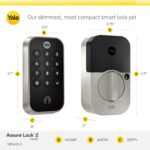 Yale Security Assure Lock - Cerradura de seguridad de 2 táctiles, cerradura inteligente de puerta de entrada con llave d