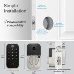 Yale Security Assure Lock - Cerradura de seguridad de 2 táctiles, cerradura inteligente de puerta de entrada con llave d