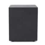 Fogata Rectangular de Exterior Christopher Knight Home 296665 Hormigón Ligero 50000 BTU Gris Oscuro con Soporte para Tan