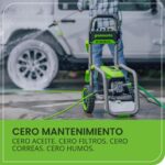 Lavadora de Presión Eléctrica Greenworks Pro GPW2303A 2300 PSI 2.3 GPM Sin Escobillas Manguera de 25 Pies