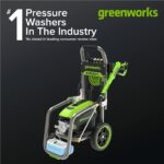 Lavadora de Presión Eléctrica Greenworks Pro GPW2303A 2300 PSI 2.3 GPM Sin Escobillas Manguera de 25 Pies