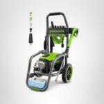 Lavadora a Presión Eléctrica Greenworks GPW2702A 2700 PSI 2.3 GPM Manguera de 25 Pies Estructura de Acero
