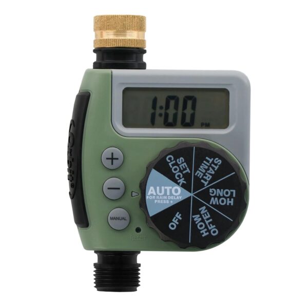 Temporizador para llave de manguera Orbit 62056Z una salida un dial paquete de 10