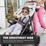 Baby Jogger City Mini Air - Cochecito ligero color negro intenso, asiento ajustable con suspensión de ruedas todo terren