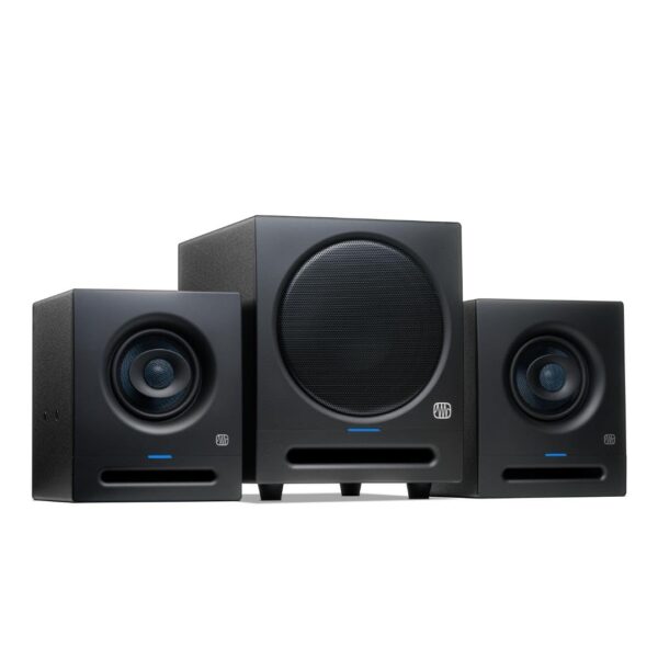 PreSonus Eris 2.1 Sistema de Altavoces Bluetooth con Subwoofer Eris Pro 4 y Eris Sub 8 BT 130 Watts