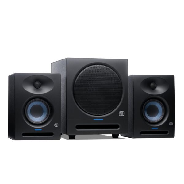 Sistema de Altavoces Bluetooth PreSonus Eris 2.1 stu4 con Monitores Eris Studio 4 y Subwoofer Eris Sub 8 BT