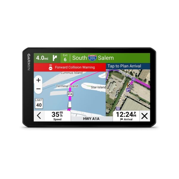 Navegador GPS Garmin dēzlCam OTR725 para Camiones 7 Pulgadas con Cámara Dash HD 1080p Integrada