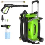 Lavadora a Presión Eléctrica Greenworks GPW2101A 2100 PSI 1.2 GPM Verde