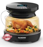 Nuwave Horno de parrilla Primo Infra-Red, termómetro inteligente integrado, parte inferior de parrilla antiadherente y p