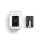 Videotimbre Inalámbrico Ring Plus Blanco con Batería Adicional Desmontable