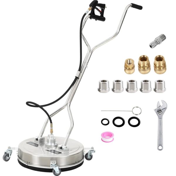 Limpiador de Superficie FAHKNS 176863-FAH-2 18 Pulgadas 4000 PSI 4 Ruedas Giratorias Enchufe Rápido 1/4 Pulgadas