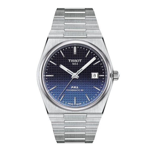 Reloj Tissot PRX Powermatic 80 T1374071105101 Automático Suizo Caja Acero Inoxidable 40 mm Correa Acero Inoxidable Gris