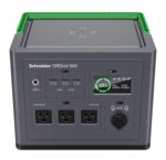 Estación de Energía Portátil Schneider Electric PPS500 517Wh con Almohadilla de Carga Inalámbrica Negro