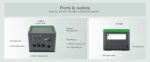 Estación de Energía Portátil Schneider Electric PPS500 517Wh con Almohadilla de Carga Inalámbrica Negro