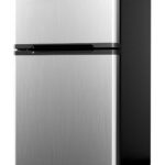 EUHOMY Mini refrigerador con congelador, refrigerador compacto de 3.2 Pies Cúbicos con congelador, mini refrigerador de