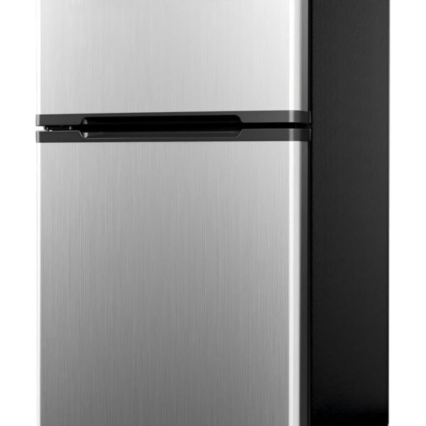EUHOMY Mini refrigerador con congelador, refrigerador compacto de 3.2 Pies Cúbicos con congelador, mini refrigerador de