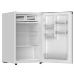 Frigidaire Mini refrigerador, compartimento compacto para congelador, control de termostato ajustable, puerta reversible