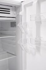 Frigidaire Mini refrigerador, compartimento compacto para congelador, control de termostato ajustable, puerta reversible