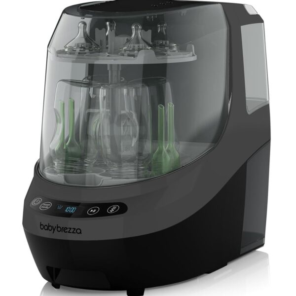 Lavadora de Biberones Baby Brezza Bottle Washer Pro BRZ0103 Esterilizador y Secadora Todo en Uno Carbón