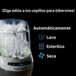 Lavadora de Biberones Baby Brezza Bottle Washer Pro BRZ0103 Esterilizador y Secadora Todo en Uno Carbón
