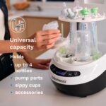 Lavadora de Biberones Baby Brezza Bottle Washer Pro BRZ0103 Esterilizador y Secadora Todo en Uno Carbón