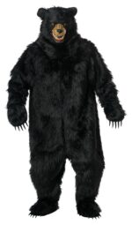 Disfraz California Costumes Oso Negro Deluxe con Máscara de Mandíbula Móvil Talla Única
