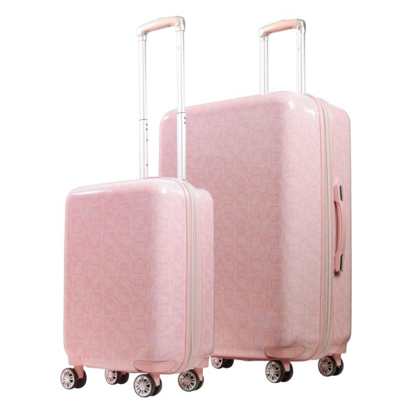Juego de Maletas FUL Hello Kitty FJFL0015-650 2 Piezas 21 y 29 Pulgadas Rosa