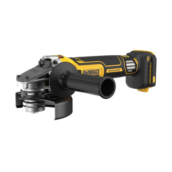DEWALT Amoladora inalámbrica sin escobillas de 20V MAX XR de 4-1/2 pulgadas - 5 pulgadas con interruptor deslizante de v
