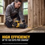 DEWALT Sierra recíproca inalámbrica sin escobillas de 20V MAX* XR (solo herramienta) (DCS384B)