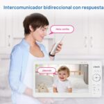 Monitor de Bebé VTech Advanced HQ Max Twin con 2 Cámaras Pantalla IPS de 7 Pulgadas Ángulo de Visión de 110 Grados Bater