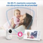Monitor de Bebé VTech Advanced HQ Max Twin con 2 Cámaras Pantalla IPS de 7 Pulgadas Ángulo de Visión de 110 Grados Bater