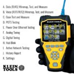 Klein Tools VDV501-770 - Juego de probadores de cables, Scout Pro Max Ethernet, coaxial/video, teléfono, (RJ11/RJ12/RJ45