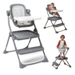 Silla Alta Convertible y Torre para Niños The First Years Y7937A1 Gris Altura Ajustable