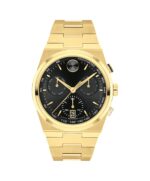 Reloj Movado Bold Quest 3601198 Cronógrafo para Hombre Esfera Negra Acero Inoxidable 42mm Resistente al Agua 50 Metros