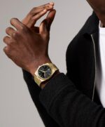 Reloj Movado Bold Quest 3601198 Cronógrafo para Hombre Esfera Negra Acero Inoxidable 42mm Resistente al Agua 50 Metros