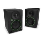 Mackie CR4.5 Monitores de Estudio de Referencia Creativa Alimentados de 4.5" con Perilla de Tono e Interruptor de Ubicac