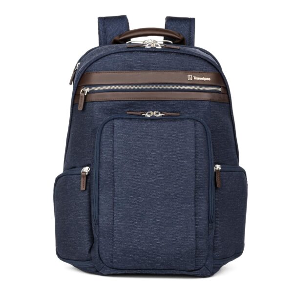 Mochila Travelpro Platinum Elite 409240622 para Laptop de hasta 16 Pulgadas Azul Marino Resistente al Agua