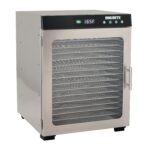 LEM Products BigBite Deshidratador de Acero Inoxidable de 16 Bandejas, Deshidratador de Alimentos para Carne Seca de Res