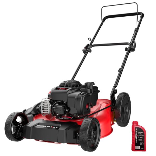 Cortacésped de Empuje PowerSmart DF-B8721CTY-0905 21 Pulgadas Motor B&S 125cc Rojo
