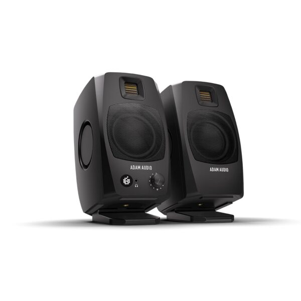 ADAM Audio D3V Sistema de Monitoreo de Escritorio Activo con Conexión USB-C (Par, Negro)