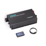 Inversor Renogy Onda Sinusoidal Pura 3000 W 12 V CC a 120 V CA RIV1230P2-126 Bluetooth Negro