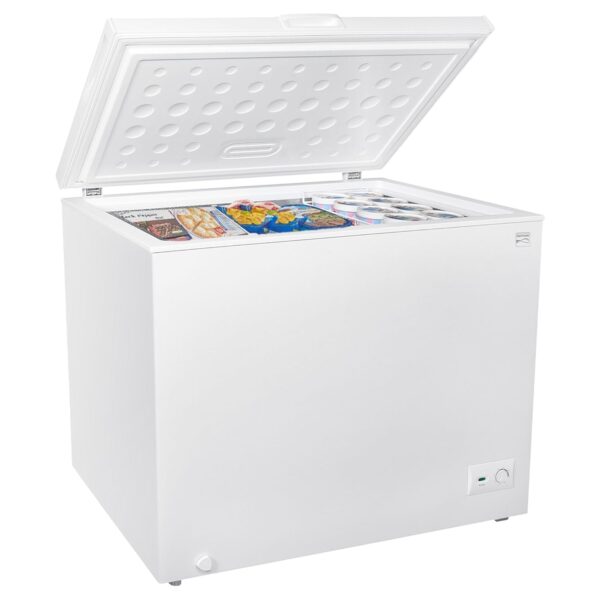 Kenmore - Congelador profundo, 1 canasta, listo para garaje, almacenamiento de carne, drenaje frontal, Congelador para e