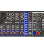 Zoom LiveTrak - Mezclador/grabadora L6 para reproductores de sintetizador, músicos y podcasters, con 10 canales, 2 combo