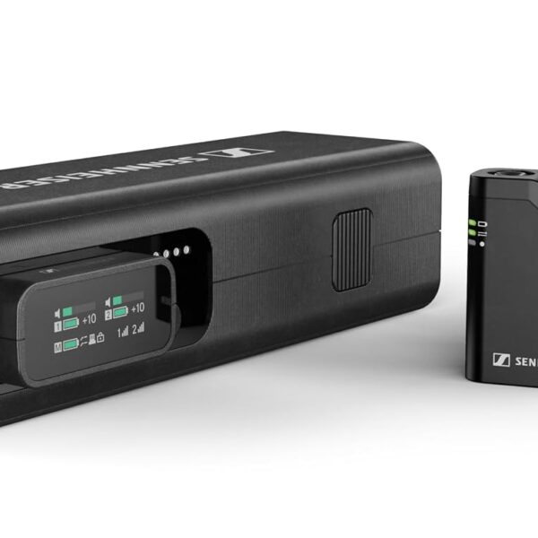 Sistema de micrófono inalámbrico Sennheiser Pro Audio Profile de 2 canales todo en uno de 2.4 GHz con clip y de mano | I